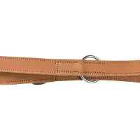 Trixie Rustic Heartbeat nahkainen säädettävä talutushihna, M-L 2m/20mm, musta