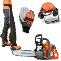 Husqvarna 135 Mark II -moottorisaha, sis. 14 tuuman terän ja ketjun