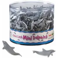 Safari Dolphins Good Luck Minis Figure Harmaa From 3 Years