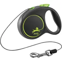 Flexi - Kelatalutin Black Design Cord Pinkki, XS, 3m max 8kg - Koirat - Kaulapannat