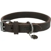 Trixie Rustic Oiled Leather 25 Mm Collar Ruskea 42-48 cm