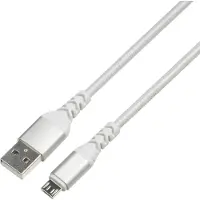Dacota Platinum USB-MUSB Johto 2 M, valkoinen