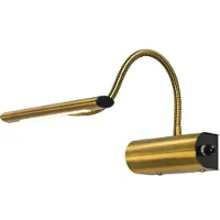TRIO Curtis LED-tauluvalaisin 1x4W messinki