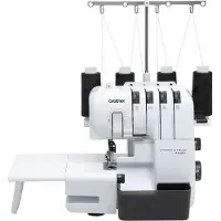 Brother M343DST Strong & Tough Overlock sis. Jatkopöytä ja ylimääräiset paininjalat