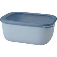 Mepal Cirqula suorakulmainen kulho 3000ml Nordic Blue 106261015700