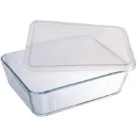 Pyrex Cook&Freeze suorakulmainen lasivuoka 1,5 litraa