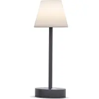 New Garden Lola Slim -LED-pöytälamppu, antrasiitti Slim, himmennettävä, Musta, Synteettinen materiaali, Moderni