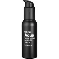 Sinful Aqua Vesipohjainen Liukuvoide 100 ml - Clear