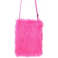Widmann Käsilaukku Pörröinen Neon Pinkki
