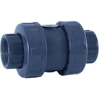 Cepex 25699 Pvc-u Ø1 1/2 Tarkistusventtiilit Pallo-sarja Epdm O-renkailla Bsp Naaraskierre