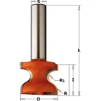 Cmt Pyöristysjyrsin ; S=12 mm; D=31,7 mm