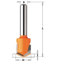 Cmt V-urajyrsin ; S=6 mm; D=18 mm