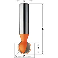 Cmt Roilojyrsin ; S=12 mm; D=25,4 mm; R=12,7 mm