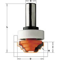 Cmt Kourujyrsin ; S=8 mm; D=31,7 mm; laakereilla