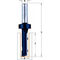 Cmt Urajyrsin ; S=20 mm; D=16 mm