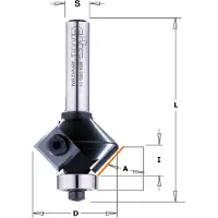 Cmt Viistejyrsin ; S=6 mm; D=25 mm