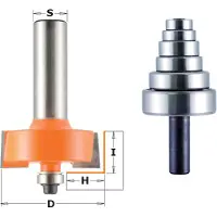 Cmt Huullosjyrsin ; 12 mm; 3,2-12,7 mm; 12,7 mm; 9 osat