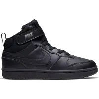 Nike Lenkkarit Court Borough Mid 2 - Musta Little Kids, koko 32
