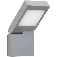 ALBERT LEUCHTEN Led ulkoseinävalaisin 0111, Alumiini/harmaa/sinkki, Alumiini, Moderni