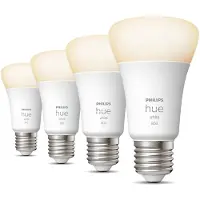 Philips Hue A60 - E27-älylamppu - 800 (4 Kpl) - White