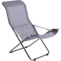 Fiam , Fiesta lepotuoli dark grey alumiini