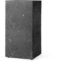 Audo Copenhagen Plinth pöytä, korkea, musta Marquina marmori
