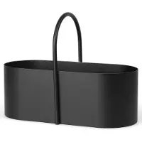 Ferm Living Grib säilytin, musta