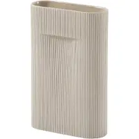 Muuto Ridge maljakko, 35 cm, beige