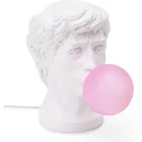 Seletti Pöytävalaisin , Wonder Times, Valkoinen, Olohuone, Muovi, Design