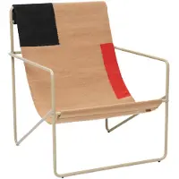 Ferm Living Desert Lounge Nojatuoli Cashmere/Block