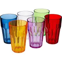 Guzzini juomakuppi 0,42 l, 6 kpl , värillinen