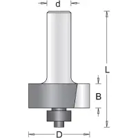Hikoki Huullosjyrsin 754098; d=8 mm; D=31,7 mm; laakereilla