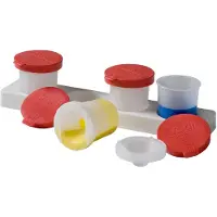 Creall Holder with Anti-Spill Jars 320ml 4pcs.