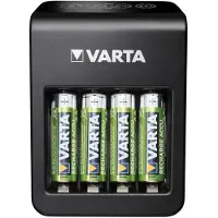 Varta Lcd Pug+-laturi Jossa 4x2100 Mah:n Aa-paristot
