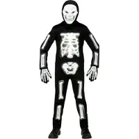 Finidi "3D SKELETON" (haalarit, huppumaski, käsineet)
