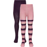 Minymo Stocking W. Lurex (2 Pack) - Multi/patterned - 140\146