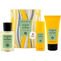Acqua di Parma Sarja : Colonia Futura Eau De Cologne 100 ml + Colonia Futura shampoo & suihkugeeli 2-in-1 75 ml + Colonia Futura hikoilua estävä deodor
