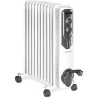 Trotec Öljylämmitin, 2500 W, siirrettävä, 11-rivinen, 3 tehotasoa – TRH 21 E