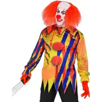 Finidi HORROR CLOWN (valokuvantarkka sublimaatiopainettu pitkähihainen T-paita)