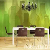 Artgeist Vihreä pullot fototapetti