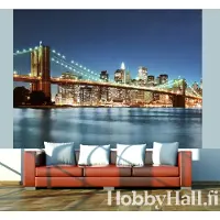 Artgeist Sparkling Brooklyn Bridge fototapetti