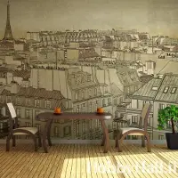 Artgeist Hyvästi Pariisi! fototapetti