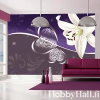 Artgeist Lily In Shades Of Violet fototapetti