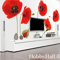 Artgeist Punainen unikkoa, kesällä muistelu fototapetti