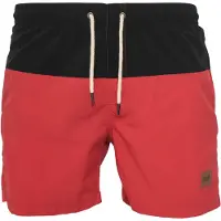Urban Classics Uimashortsit pastellinpunainen / musta