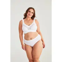 Swegmark Cotton Star Soft Bra Black - White - 95 B