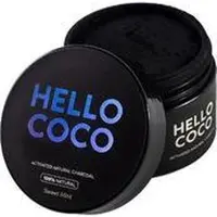 Hello Coco Original aktiivihiili hampaiden valkaisuun 30 g