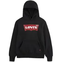 Levi's Batwing Screenprint Hooded Pullover - Black - 128