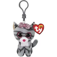 TY Plush - Beanie Boos Clip - Kiki the Cat (TY35243)