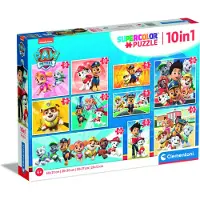 Clementoni Palapeli 10-i-1 Paw Patrol, 18, 30, 48 ja 60 kpl - (I-20270)